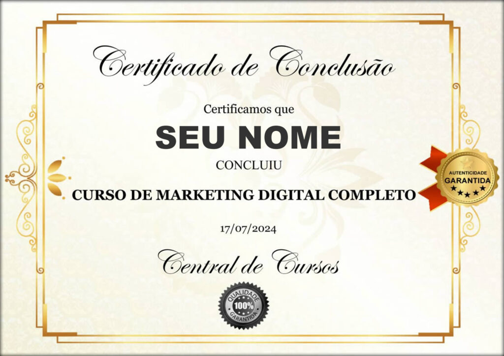 Curso de SEO Online com Certificado